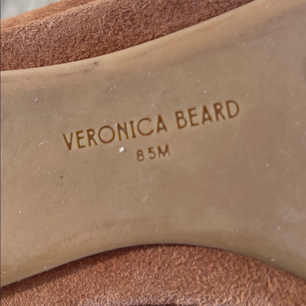 Veronica Beard Brown Suede Square Toe Ballet Flats 8.5M - Picture 9 of 12
